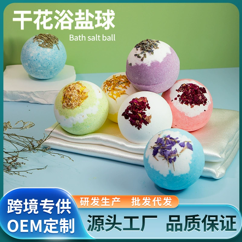 Трансграничные сухие цветочные солевые шарики для ванны 100 г пузырьковый шарик для ванны эфирное масло пузырьковой бомбы взрыв геля для ванны шарики для ванны спот