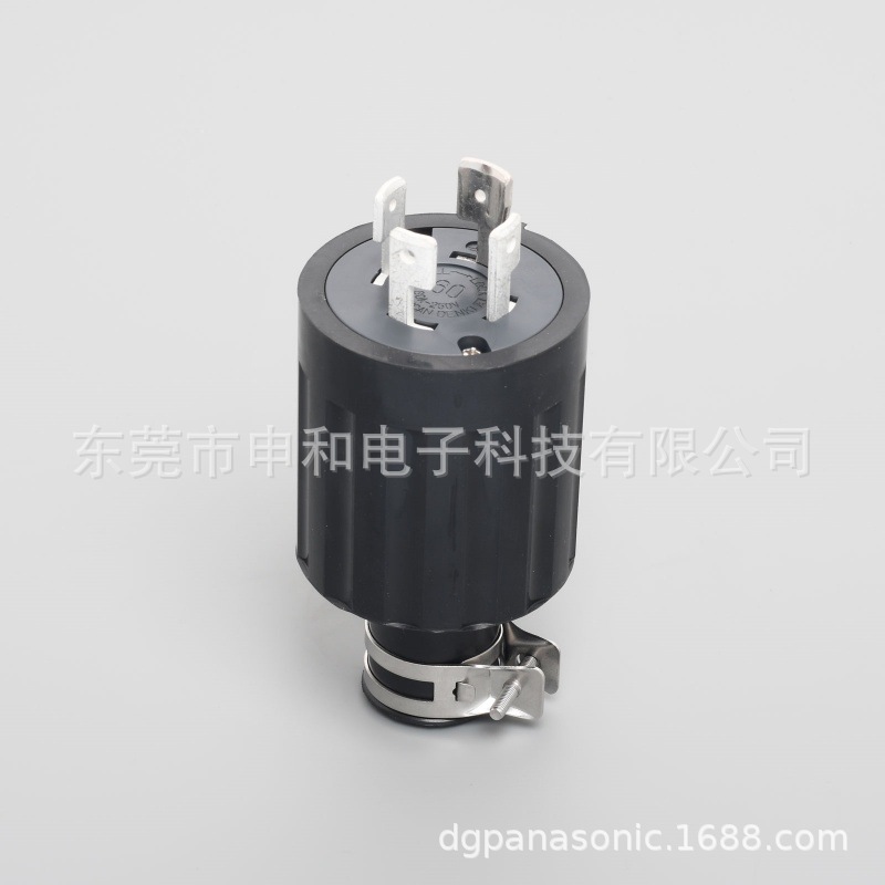 AMERICAN DENKI美国电机航空插头4622R 4620美规工业插头60A 议价