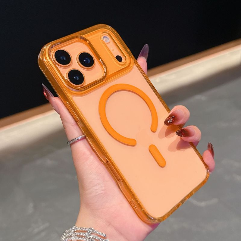 跨境适用iPhone17ProMax手机壳透明磁吸苹果17Air冰彩防摔保护套|undefined
