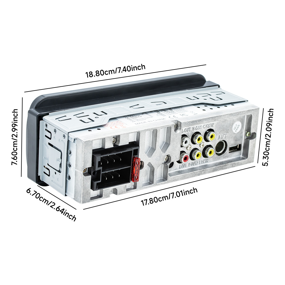 5 pulgadas de un solo eje Bluetooth MP5 reproductor de automóviles transfronterizo nuevo carplay inalámbrico HD video de marcha atrás