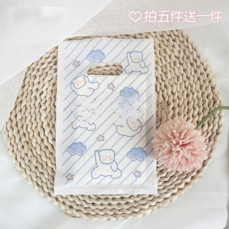 袋袋手提袋礼品摆摊可爱小饰品袋子熊实惠耳钉耳环小袋子迷你