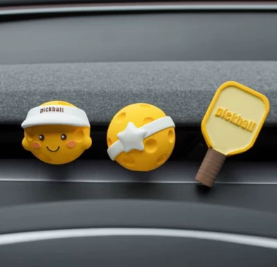 air vent decoration for – Car Perfume Aromatherapy - three-piece-set-yellow