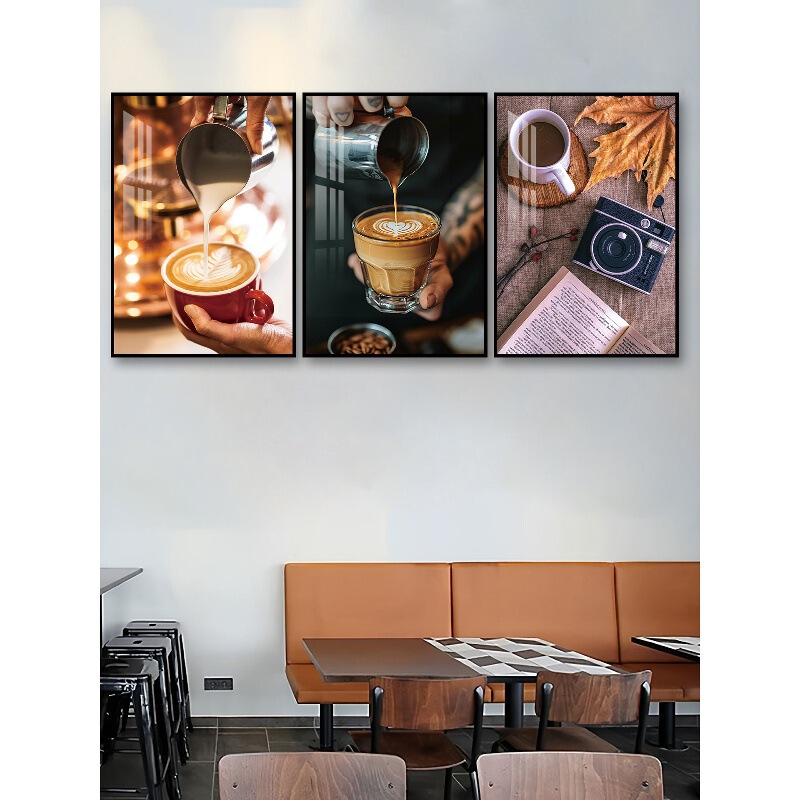 Cafe Milk Tea Shop Decorative Paintings Shop Wall Art Wall Decoration Trendy Atmosphere Stickers Check-In Posters Coffee Wall Art Cafe Milk Tea Shop Decorative Paintings Shop Wall Art Wall Decoration Trendy Atmosphere Stickers Check-In Posters Coffee Wall Art