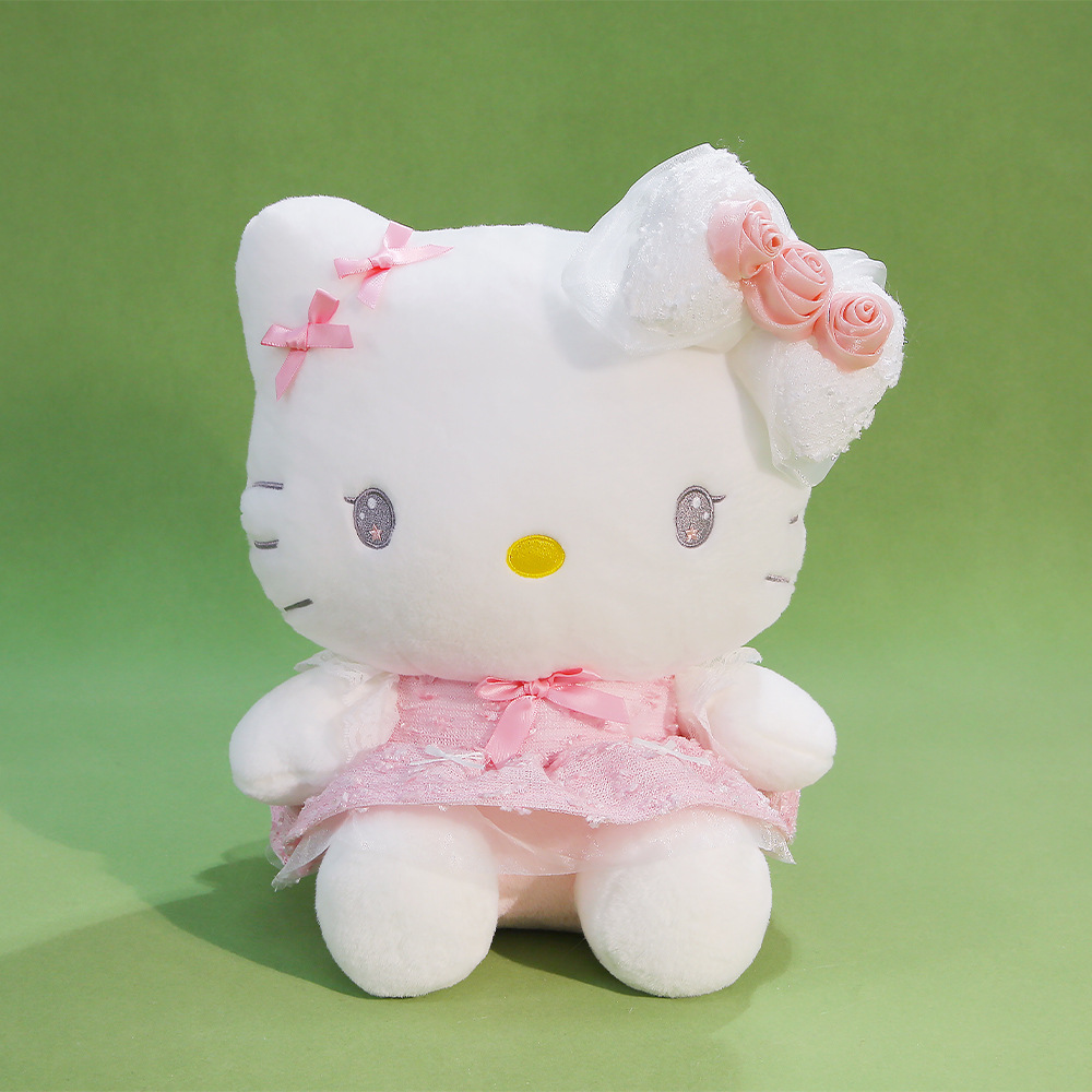 Genuine Hello Kitty Doll Hello Kitty Cat KT CAT Hello Kitty muñeca de peluche de juguete muñeca de niña