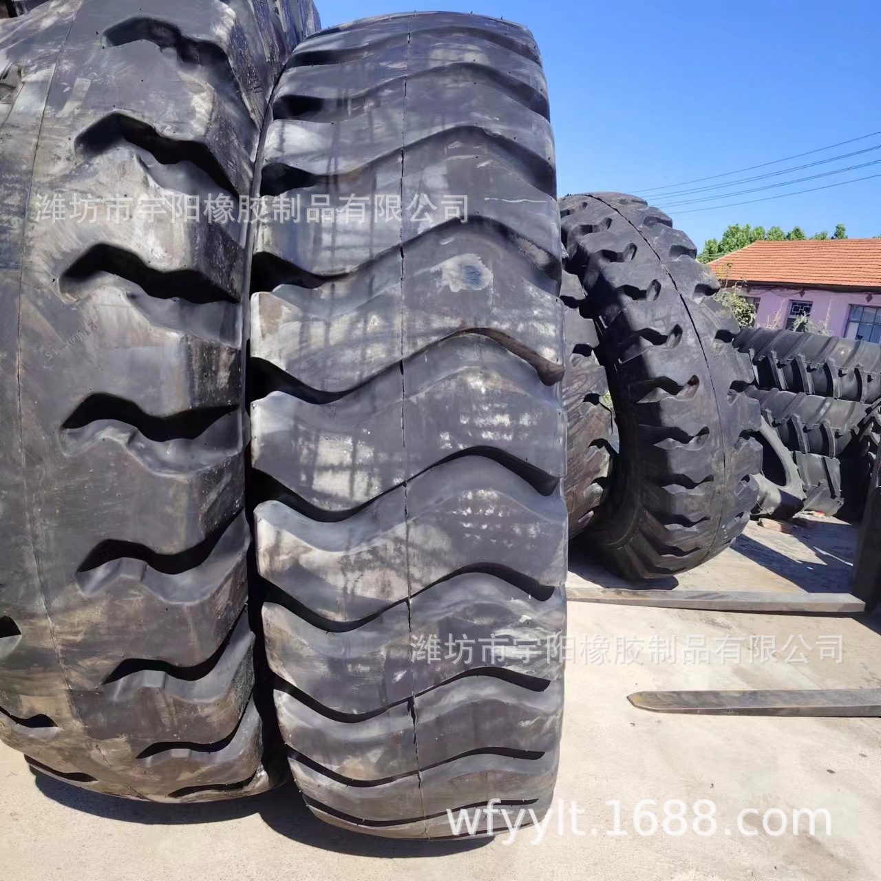 出口21.00-35 矿山自卸车轮胎 工程轮胎 40层加厚港口轮胎