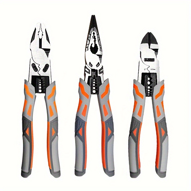 Spot Alicates de alambre multifuncionales Alicates de punta fina Alicates de punta cruzada Alicates de hardware para herramientas eléctricas