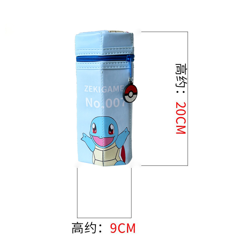 En stock japonés Sanrio PET Elf limitada Pikachu estudiante de primaria masculino y femenino hexagonal lápiz caso cosmético bolsa