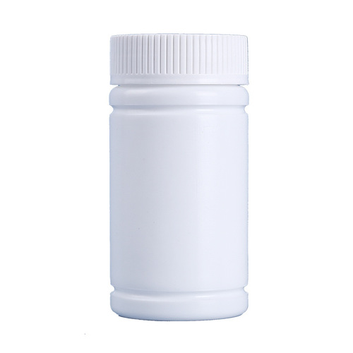 Wholesale 100-300ml health care product bottle pressure screw cap white light-proof bamboo plastic packaging bottle tablet capsule bottle
