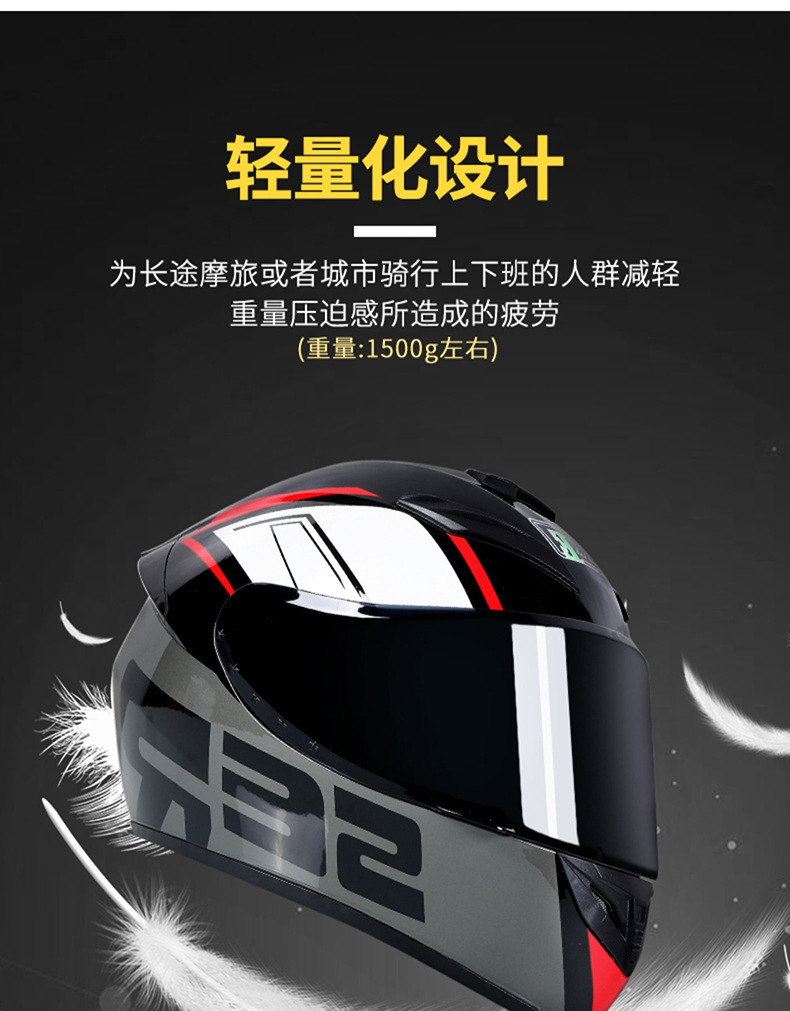 Motorcycle Full Face Helmet Men's Knight Style Bluetooth Universal Safety Helmet