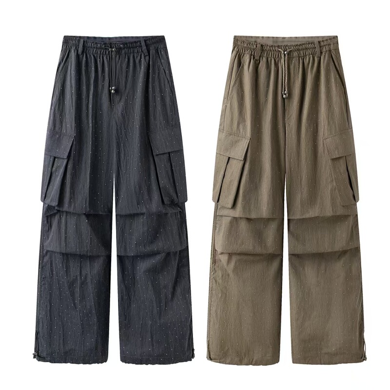 In-Stock 2026 Autumn New Designer Style Outdoor Relaxed Wide-Leg Workwear Casual Pants Rk71301573