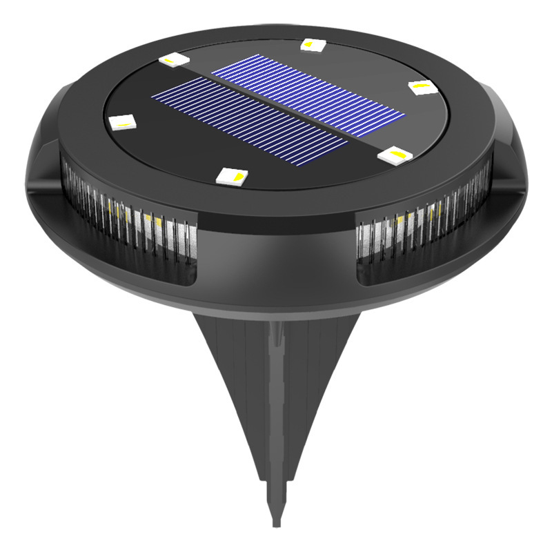 Transfronterizo solar lámpara subterránea al aire libre impermeable LED plug-in lámpara redonda jardín decoración césped lámpara fábrica ventas directas image 5
