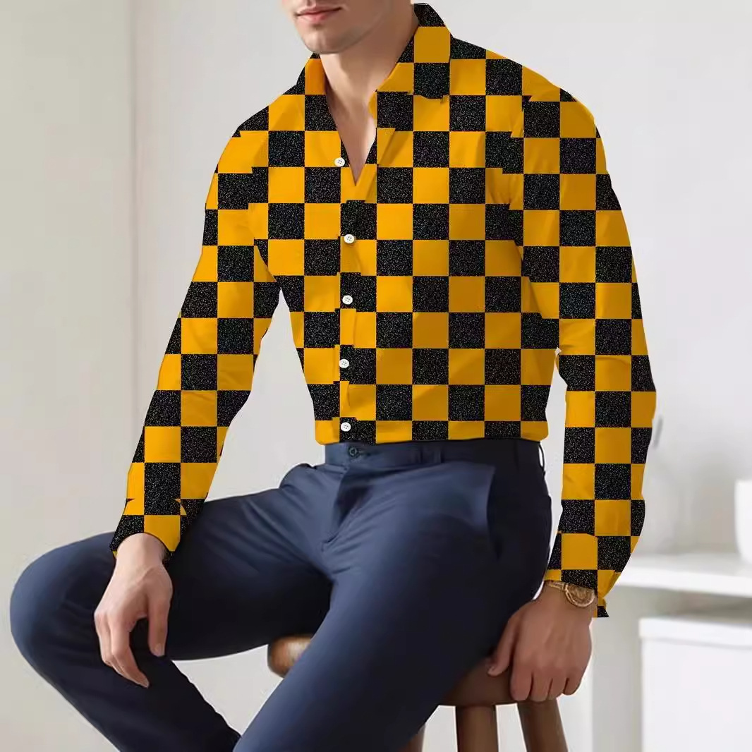 2024 nuevos hombres japoneses de alta gama geométricos sueltos tops de otoño de moda se pueden usar afuera MB12