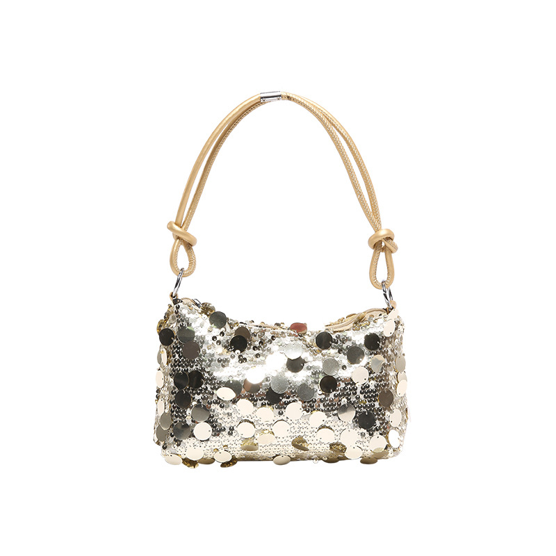 Moda brillante sequinilla temperamento hombro brazo bolso 2024 moda nuevo bolso de mano personalidad moda bolso de mujer