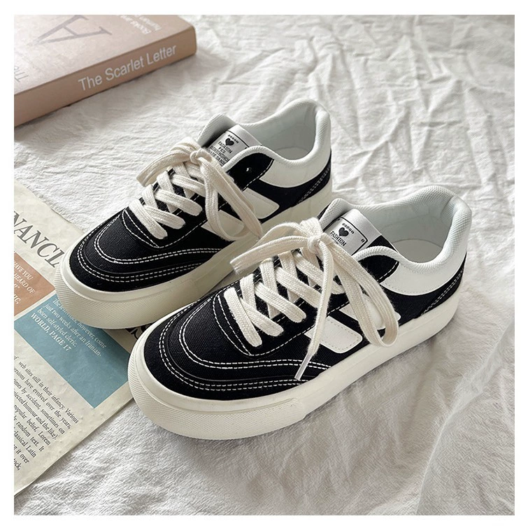 Sneakers, Lightweight Summer Fabric Upper, Lace-up Casual Shoes, Sizes 35–40