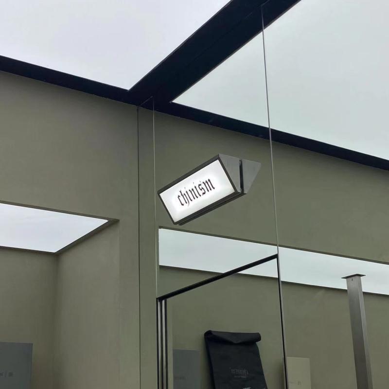 Lámpara de publicidad luminosa personalizada de belleza médica ajedrez y tablero club sala de prueba número de sala de oftalmología hotel caja puerta