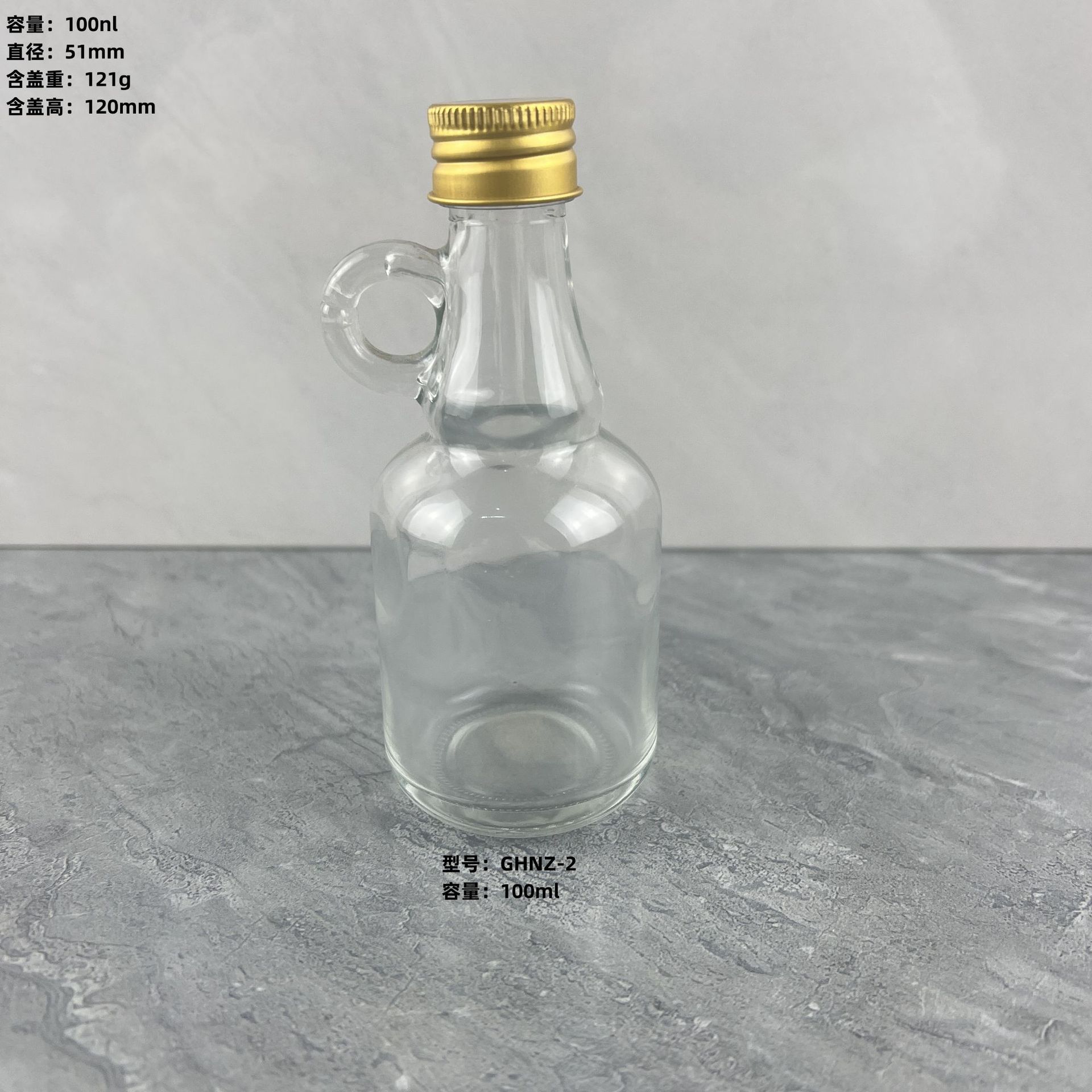 Fábrica al por mayor en stock 50ml 100mL mini botella de vino creativa botella de vino de California