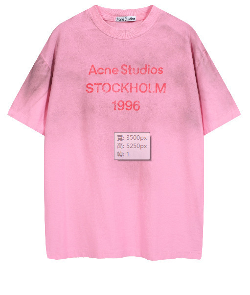 跨境专供高品质AC1996字母印花水洗做旧轻奢潮牌宽松男女情侣T恤|undefined
