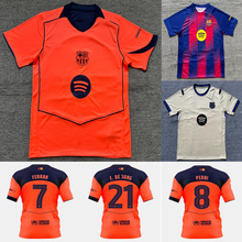 跨境2526巴萨主场泰版球衣球星亚马尔个性号码客场二客足球服代发