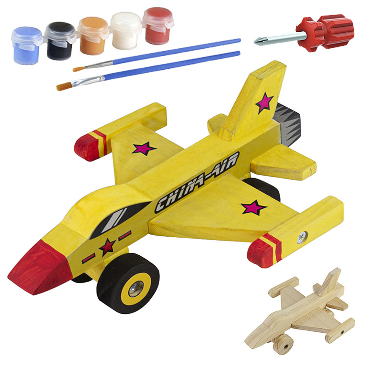 Wooden materials set for students