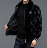 winter Plush Jacket man Mink like Villus coat have cash less than that is registered in the accounts business affairs leisure time handsome Lapel work clothes jacket