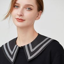 新款大领娃娃领装饰领学院风衬衣领立领毛衣假衣领跨境厂家批发