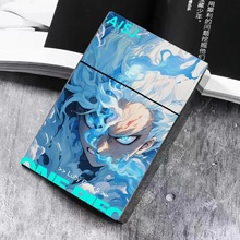 海贼王五档潮牌塑料烟盒 翻盖20只烟盒自动弹开创意烟盒软硬通用