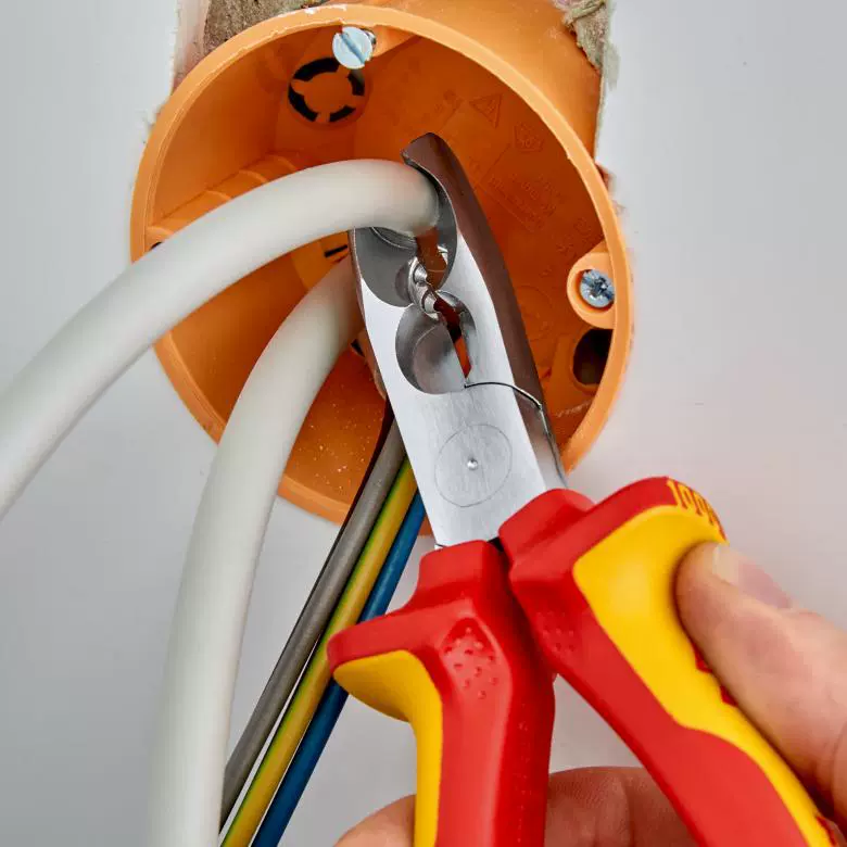 凯尼派克 Knipex изолированная обжимающая клещи обжимной инструмент для провода изолированный кабель ручной обжиматель 13 46 165