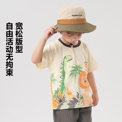 Righto European-style Boys' Short-Sleeve T-Shirt Summer Kids' Clothing for Children & Babies — Lightweight, Half-Sleeve Top Perfect for Hot Summers