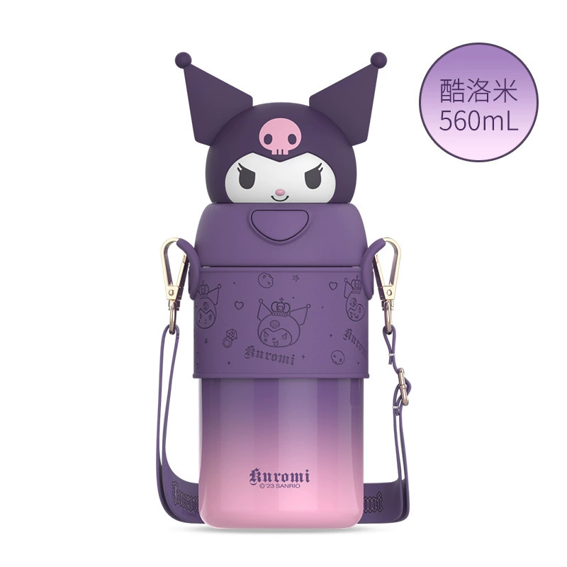 Стеклянная бутылка для детской косметики Sanrio и кукольный дизайн 560 мл – 7 вариантов цвета от X&W