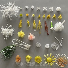 人工シミュレーションバラ花ヒマワリ牡丹花蕊植物花芯プラスチック花心部品半製品卸売り