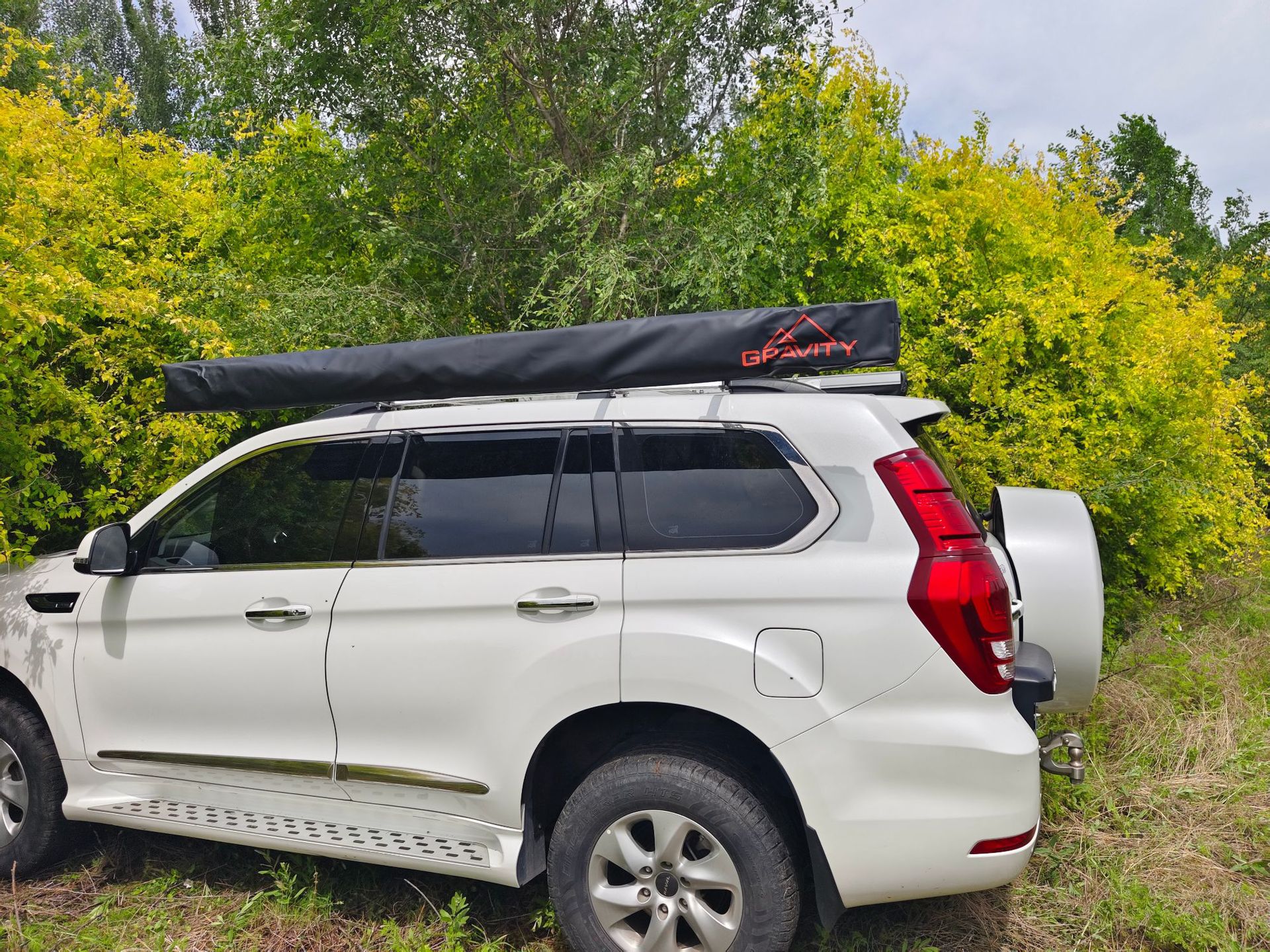 270-Degree Canopy Car Sunshade Outdoor Suv Side Tent Rv Roof Tent