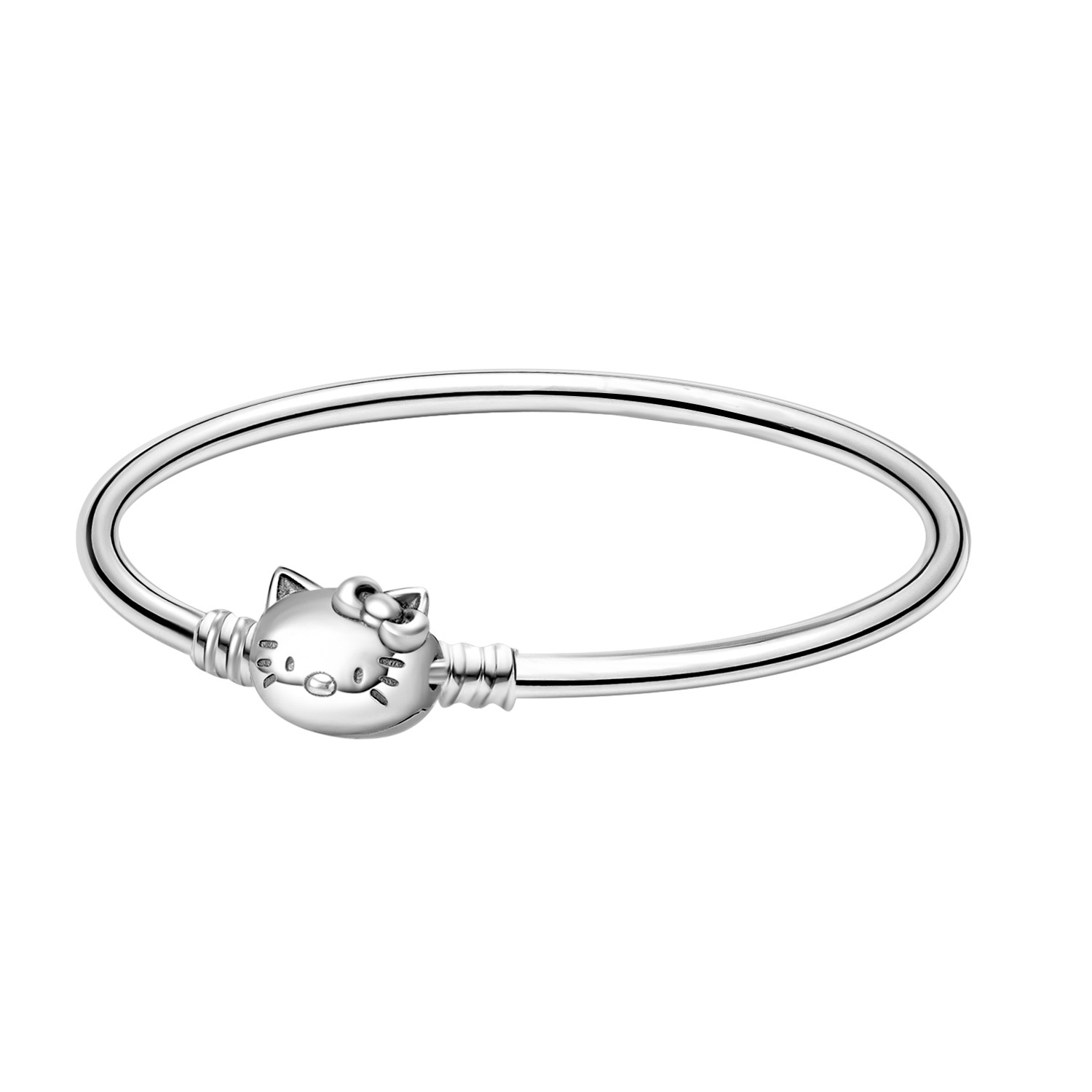 Pulsera de plata 925 con diseño de gato KT de Panjiapeng, estilo coreano, accesorios de joyería con diseño de oso vietnamita para mujer