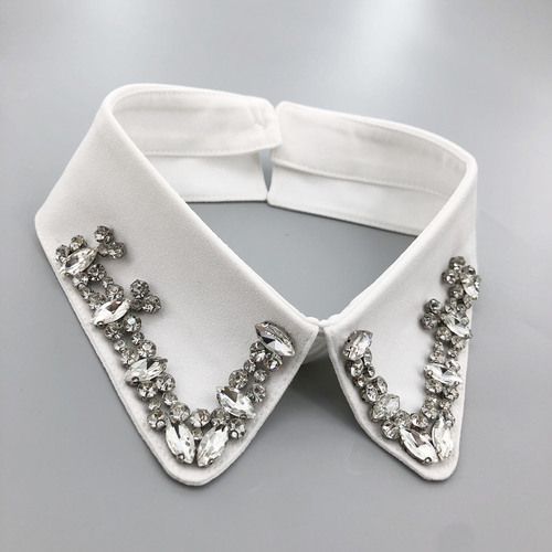 Spring, autumn and winter doll fake collar, Korean style chiffon versatile decorative fake collar for women, matching collar for shirts and jumpsuits