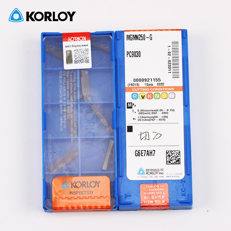 原装克洛伊刀片MGMN250-G PC9030