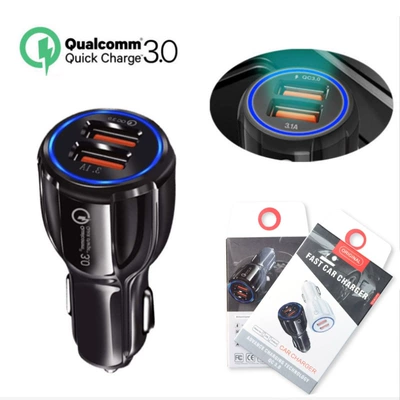 Boulinq Topu Avtomobil Şarj Cihazı Sürətli Doldurma USB Telefon Siqaret Yandırıcı Yüksək Güc