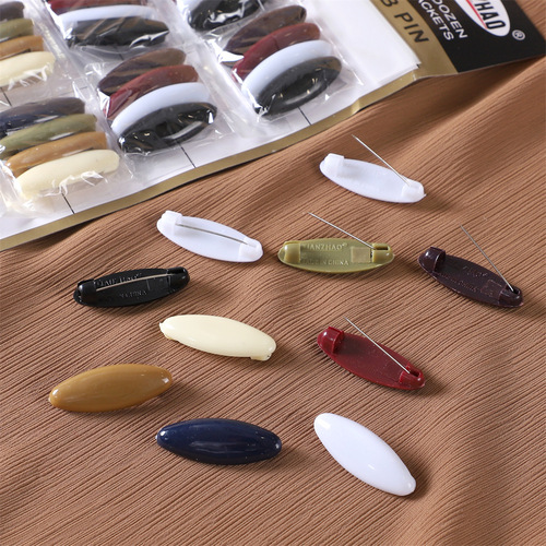 Cross-border plastic color safety pins, hijab pins, silk scarf clips, neck clips, scarf buckles, anti-exposure pins, drop shipping