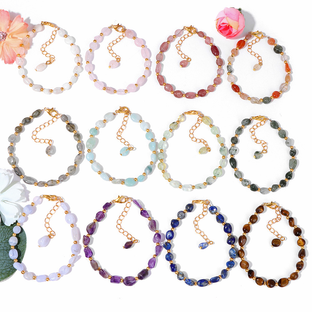 Healing Crystal Beaded Bracelet For Mind Balance And Energy_voghion.com