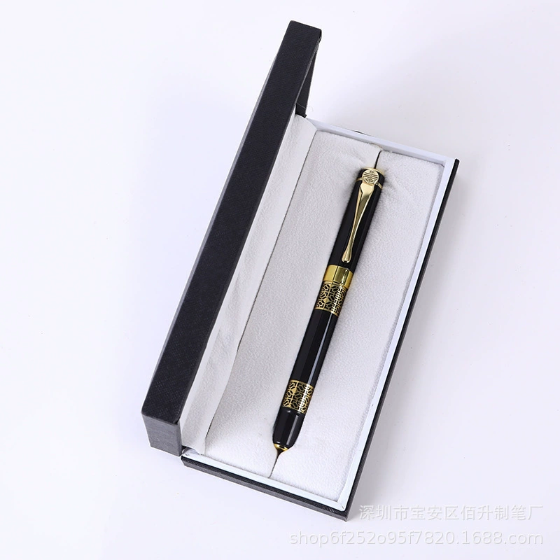 Ретро метал pen rollerball, древесный узор, винтажные наборы подарков и коробки, легкий 0,102 кг