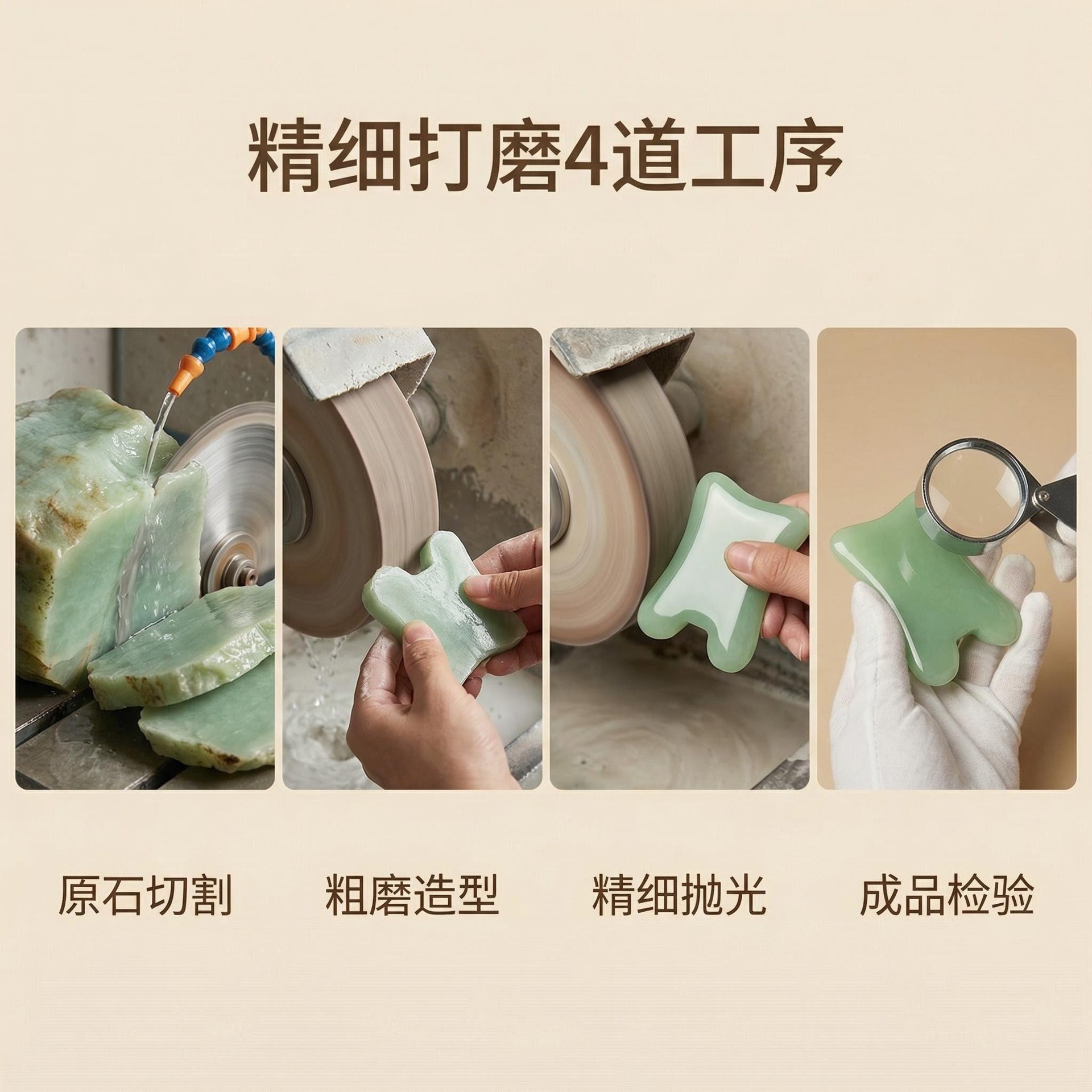 Natural Quartz Jade Gua Sha Board Ancient Coin Face Sculpting Massage Tool Compact Portable Body Care preparation