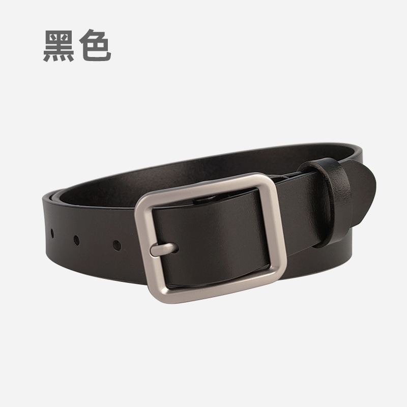 No Buckle Invisible Stretch Waist Belt For Women Men, Adjustable Elastic Lazy Belt For Jeans Pants, Comfortable No Bulge Design Genuine Leather Unisex_voghion.com