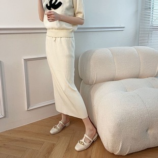 Spring and Autumn Style Slip-on Women's Half-sop Women's Shoes 2023 New Muller Cyber Popular Casual Flat Outwear Women's Shoes for Students