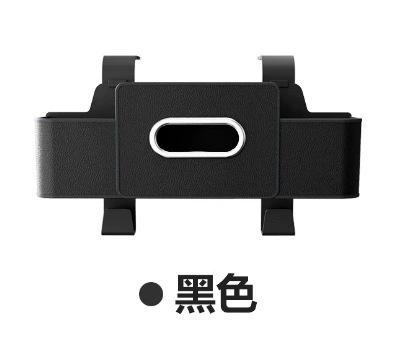 Car Seat Back-Mounted Leather Tissue Car tissue box/set - business-black-upgraded-leather-large-storage-box