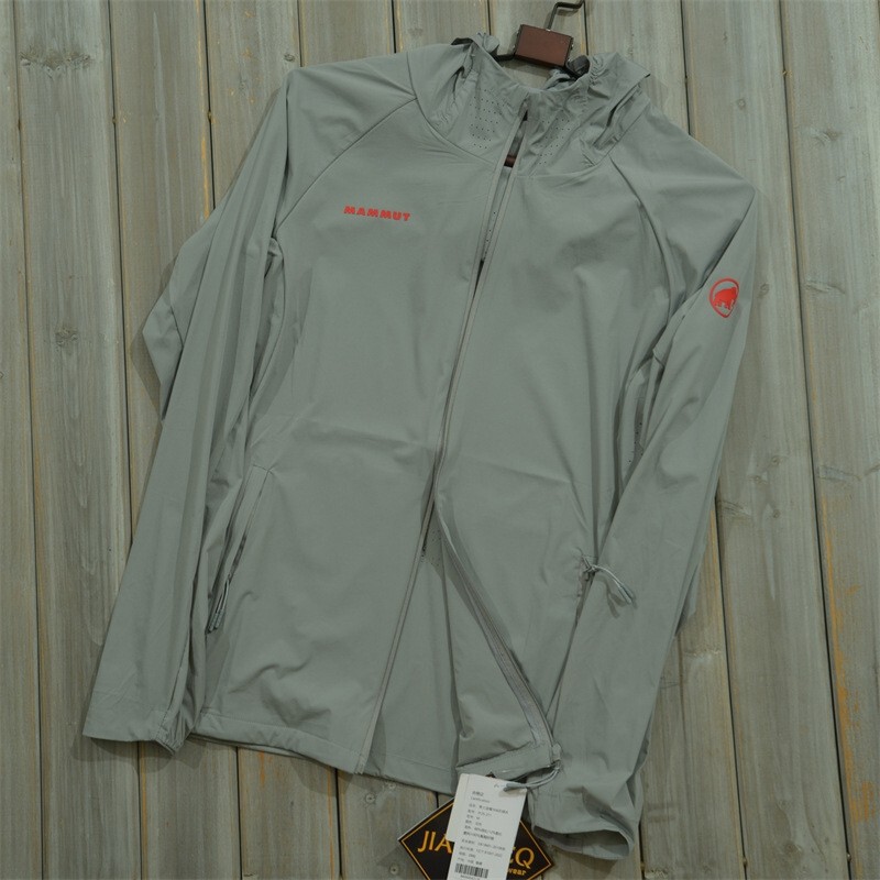 2025 Summer Mammoth Thin Skin Jacket Men's Hooded Loose Casual Sun Protection Outdoor Jacket Trendy