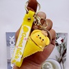 Cartoon acrylic keychain, oil for swimming, cute pendant, bag accessory