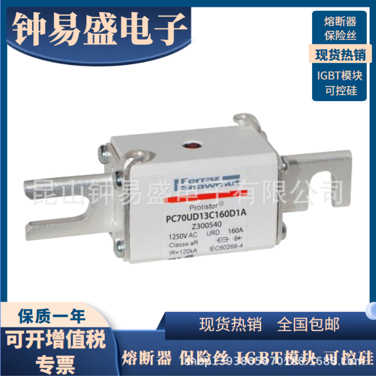 罗兰熔断器 PC70UD13C200EF V300605 / PC70UD13C200TF S300488