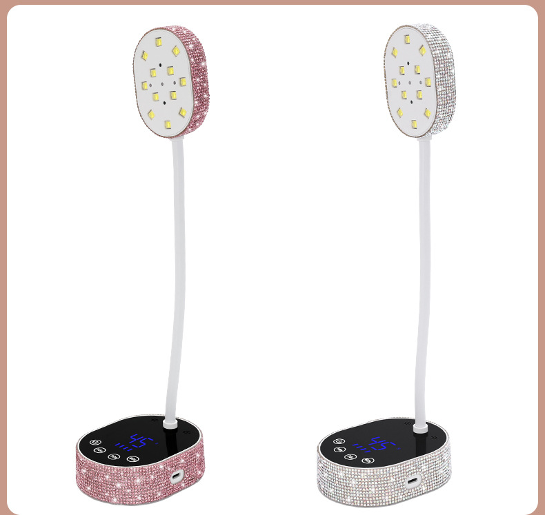 Çapraz sınır rhinestone yapıştırmalı masaüstü şarj edilebilir tırnak tasarımı hızlı kuruyan jel UV ışığı akıllı sensörlü ışık terapisi makinesi tırnak tasarımı LED ışığı