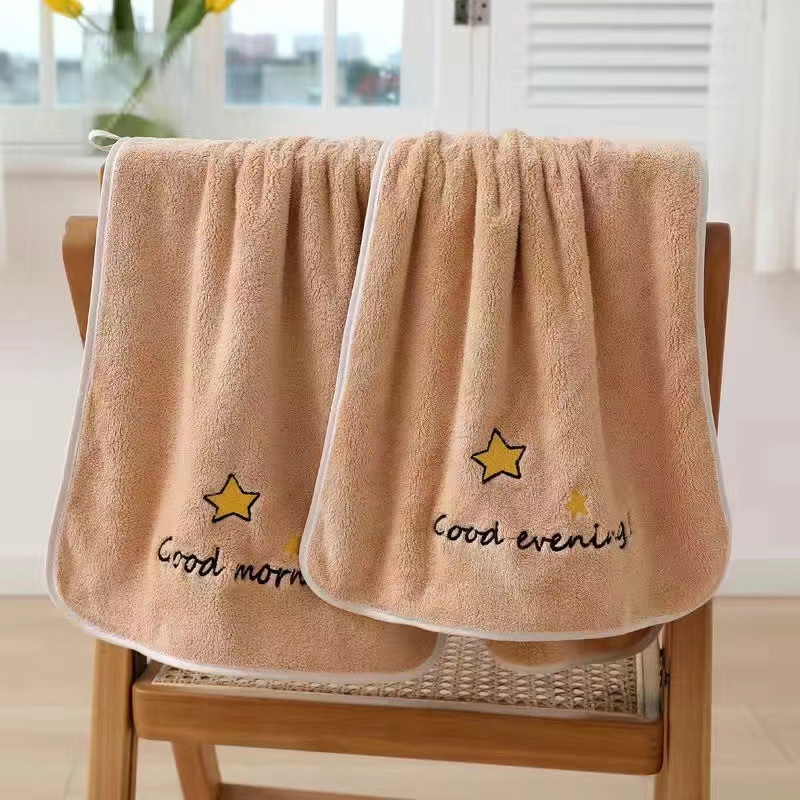 Conjunto de 4 toalhas de rosto absorventes de secagem rápida_voghion.com