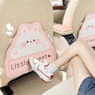 children universal rear seat protective — Chair back anti-kick pad