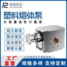 65双螺杆挤出造粒熔体泵pmma片材产线增压稳压精准计量熔体齿轮泵