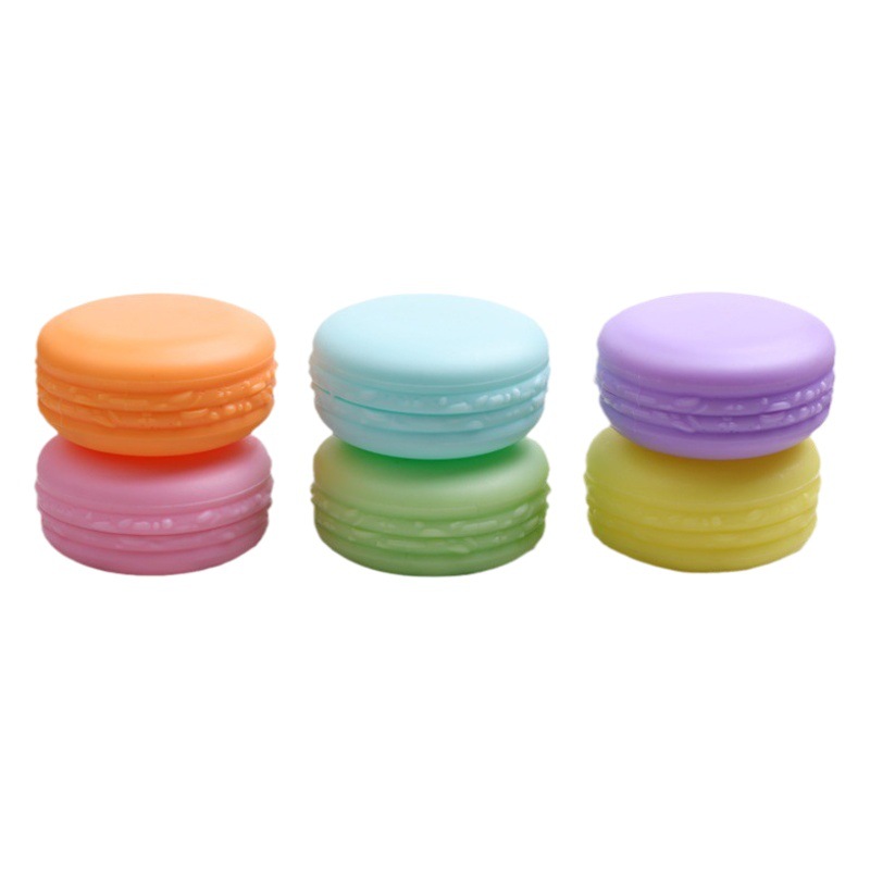 10g crema caja color macaron sub-embalaje tarro labio ojo máscara loción pequeña muestra caja de plástico botella vacía material de embalaje